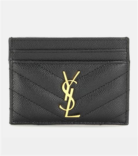 SAINT LAURENT YSL Monogram Leather Card 